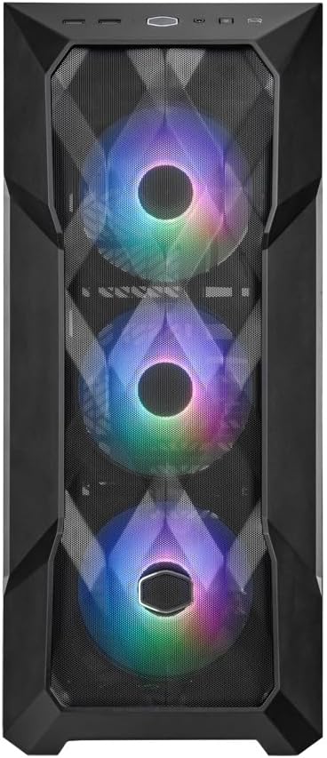 COOLER MASTER MASTERBOX TD500 MESH V2 (BLACK) ARGB Mid Tower Gaming Case COOLER MASTER MASTERBOX TD500 MESH V2 (BLACK) ARGB Mid Tower Gaming Case